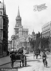Traffic In The High Street 1900, Oxford