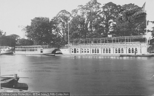 Photo of Oxford, University Barges On River 1890