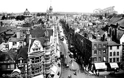 View From Carfax Tower 1922, Oxford