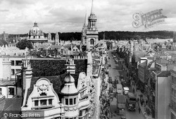 View From Carfax Tower Looking East 1947, Oxford