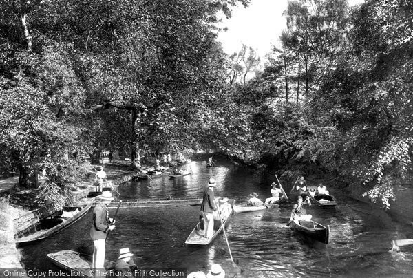 Photo of Oxford, View On The Cherwell 1922