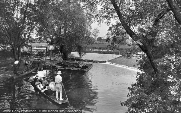 Photo of Oxford, View On The Cherwell, The Rollers 1922