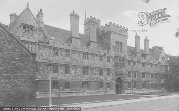 Photo of Oxford, Wadham College 1937