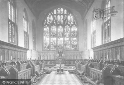 Wadham College Chapel 1907, Oxford