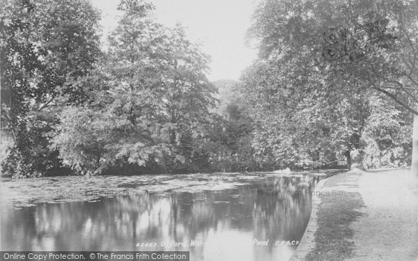 Photo of Oxford, Worcester College Pond 1900