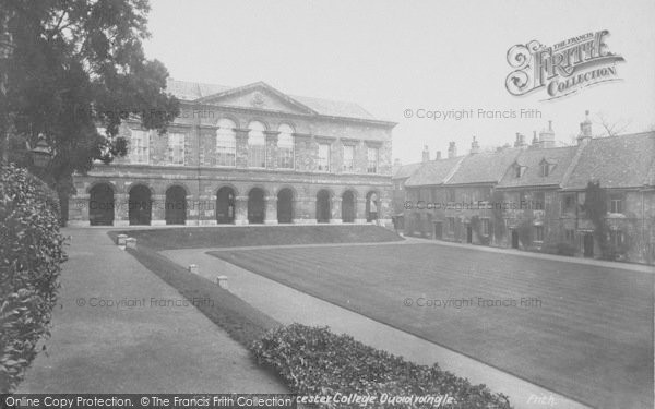 Photo of Oxford, Worcester College Quadrangle 1907