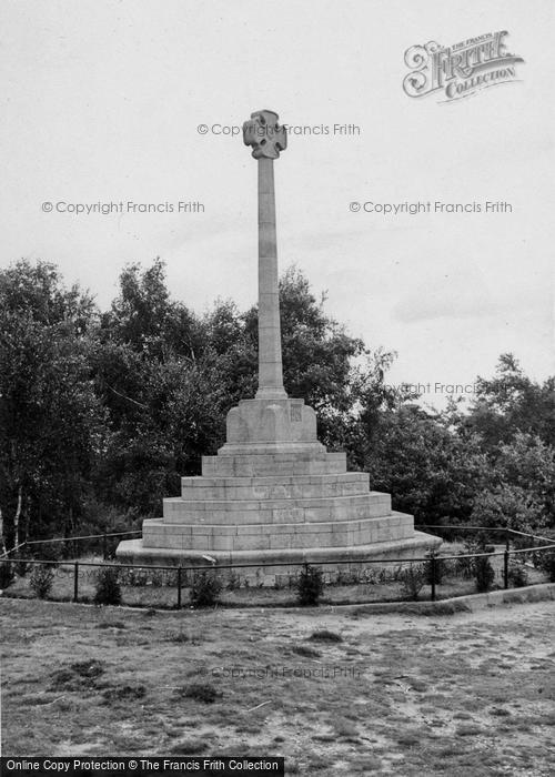 Photo of Oxshott, War Memorial On The Heath c.1955