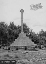 War Memorial On The Heath c.1955, Oxshott