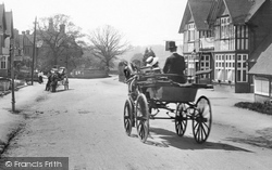 Carriage In Station Road West 1908, Oxted