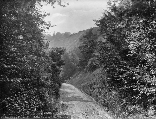 Photo of Oxted, Chalk Pit Lane 1928