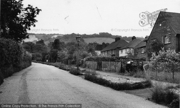 Photo of Oxted, Chalk Pit Lane c.1960