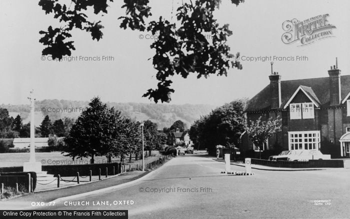 Photo of Oxted, Church Lane c.1965