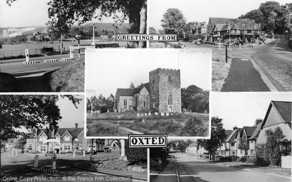 Photo of Oxted, Composite c.1960
