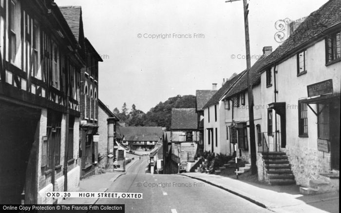 Photo of Oxted, High Street c.1955