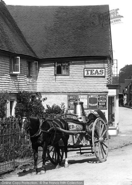 Photo of Oxted, Milk Cart 1908