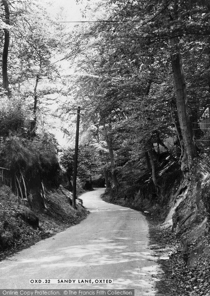 Photo of Oxted, Sandy Lane c.1955
