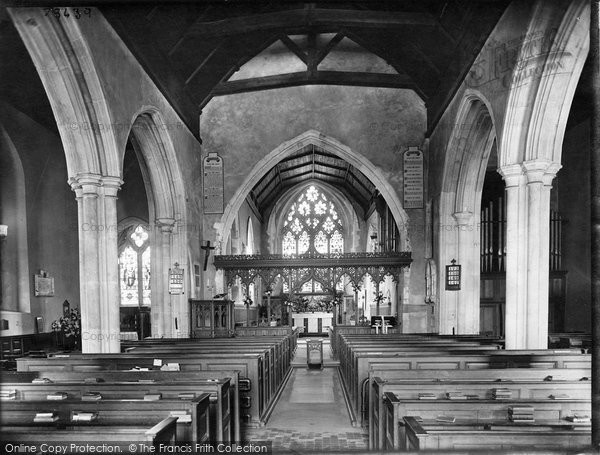 Photo of Oxted, St Mary's Church 1923