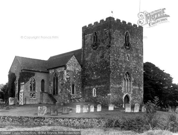 Photo of Oxted, St Mary's Church c.1955