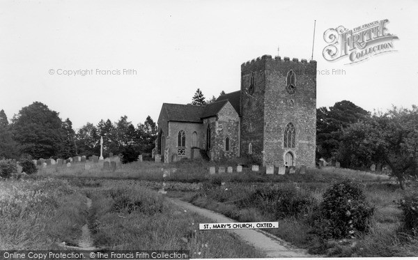 Photo of Oxted, St Mary's Church c.1955