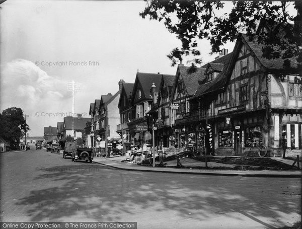 Photo of Oxted, Station Road West 1928