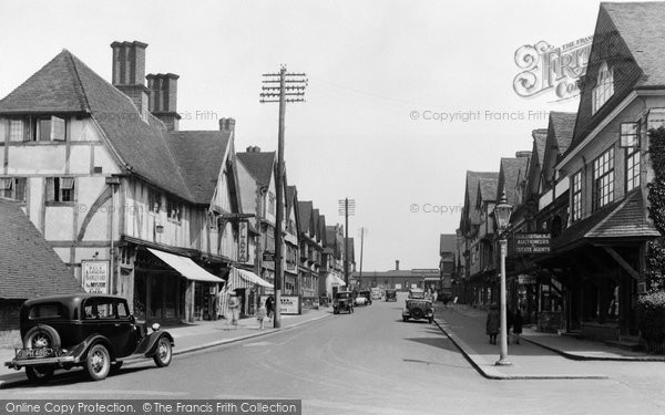 Photo of Oxted, Station Road West 1936