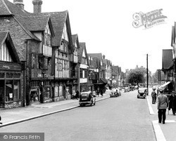 Station Road West c.1955, Oxted