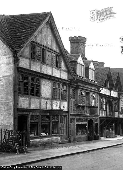 Photo of Oxted, Station Road West Shopfronts 1924
