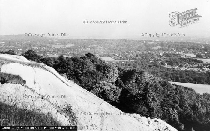 Photo of Oxted, View From The Ridge c.1955