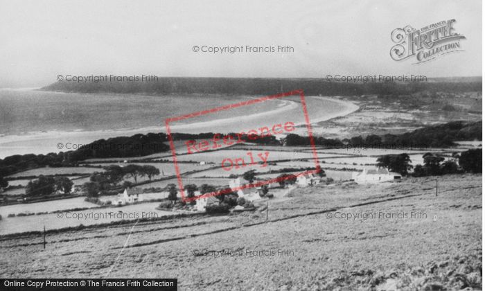 Photo of Oxwich, Bay From Cefn Bryn c.1955
