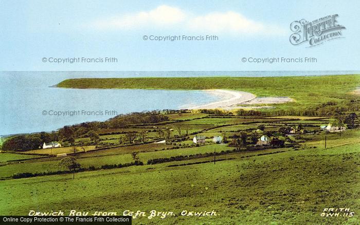 Photo of Oxwich, Bay From Cefn Bryn c.1965