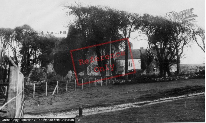 Photo of Oxwich, Castle c.1955
