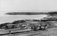 The Bay From Cefn Bryn c.1965, Oxwich