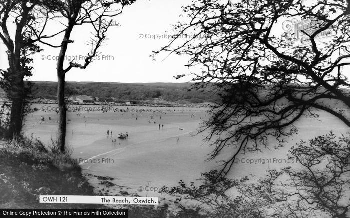 Photo of Oxwich, The Beach c.1965