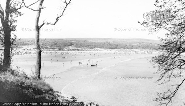 Photo of Oxwich, The Beach c.1965