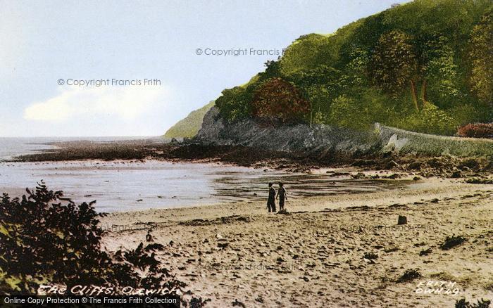 Photo of Oxwich, The Cliffs c.1960
