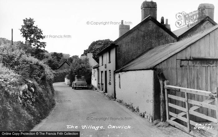 Photo of Oxwich, The Village c.1965
