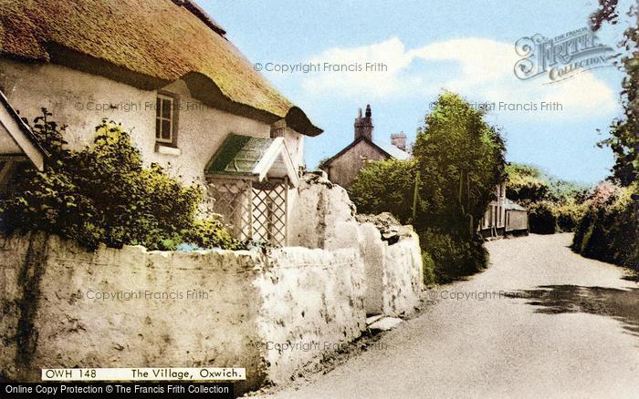 Photo of Oxwich, The Village c.1965