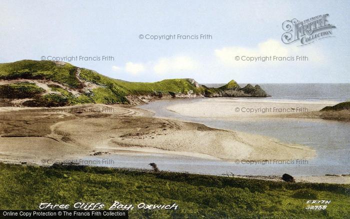 Photo of Oxwich, Three Cliffs Bay 1893