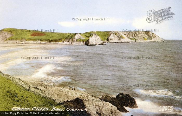 Photo of Oxwich, Three Cliffs Bay 1893