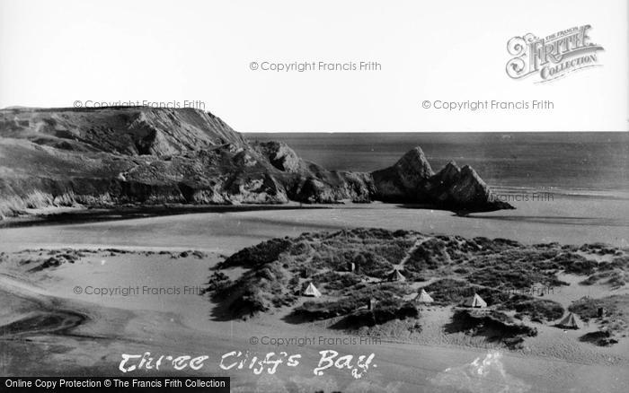 Photo of Oxwich, Three Cliffs Bay c.1960