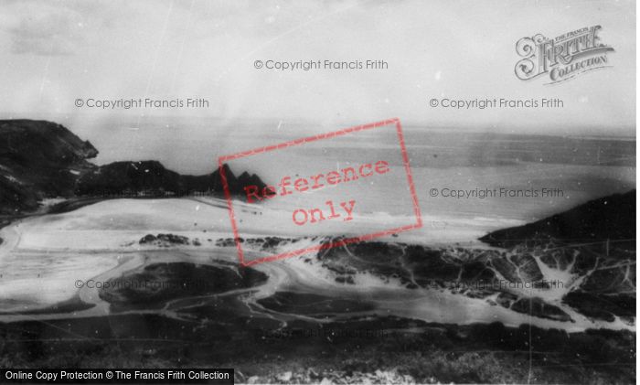 Photo of Oxwich, Three Cliffs Bay c.1965