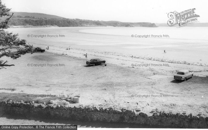 Photo of Oxwich, View Of The Bay From Hotel c.1965