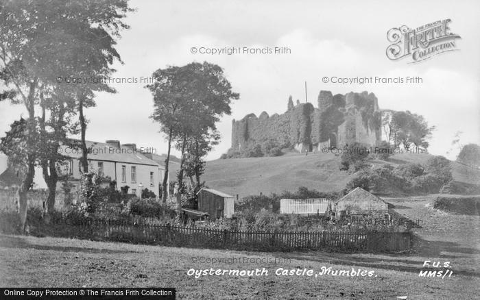 Photo of Oystermouth, Castle c.1960