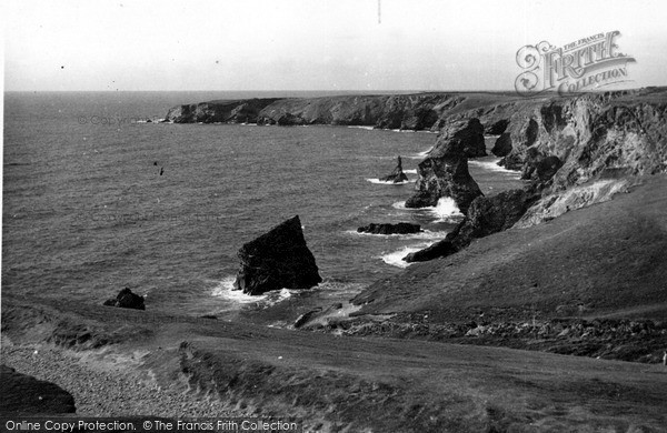 Photo of Padstow, Bedruthan Steps c.1955