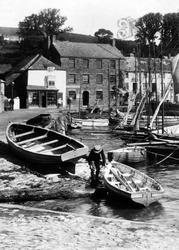 Boatman In The Harbour 1901, Padstow