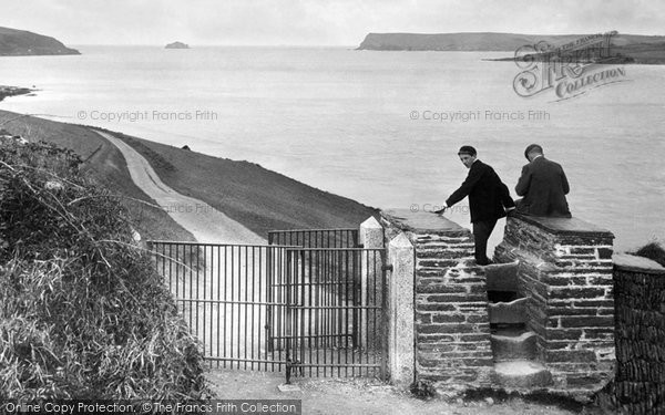 Photo of Padstow, Boys On Church Chapel Stile 1901