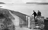 Boys On Church Chapel Stile 1901, Padstow