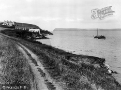 Cliff Path To Coastguard Station 1931, Padstow