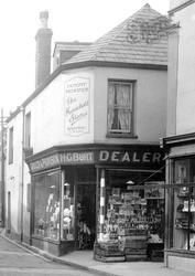 H. G. Burt, Household Stores 1923, Padstow
