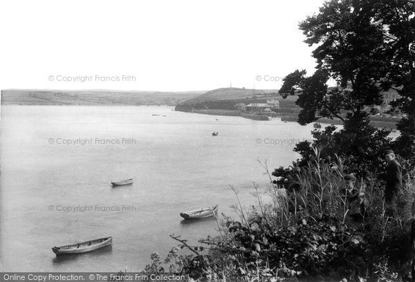 Photo of Padstow, Looking Up River 1906